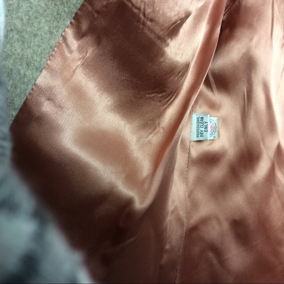 Vintage faux fur collar wool coat - Picture 7 of 7